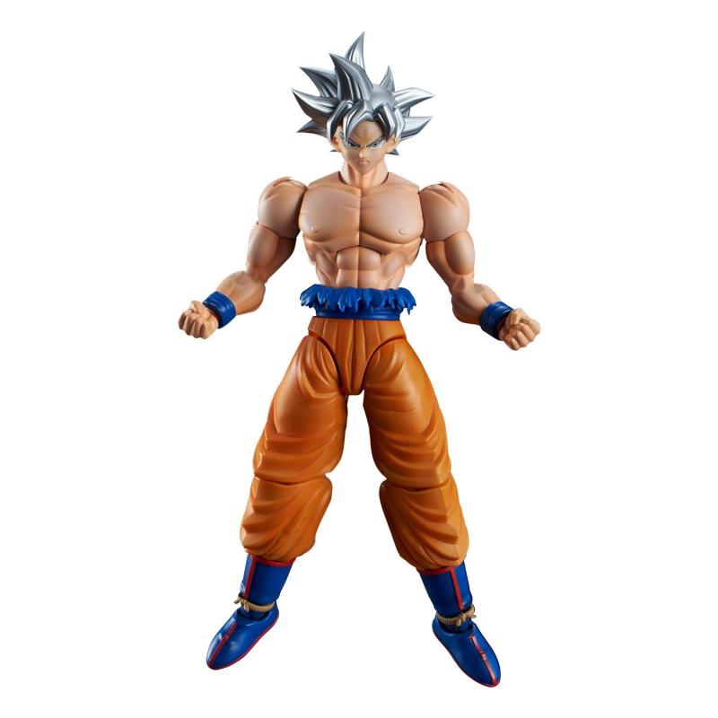 フィギュアライズスタンダード ドラゴンボール 孫悟空 (身勝手の極意) 色分け済みプラモデル(C)バードスタジオ/集英社・東映アニメーション対象年齢:15才以上付属品:表情パーツ3種(通常、食いしばり)×各1、手首パーツ4種(左右握り手、左右かめかめ波手)×各1、必殺技エフェクト2種(かめかめ波溜め、かめかめ波放出)×各1商品内容、成形品×8、ホイルシール×1、取扱説明書×1はだけた上半身の他、破れた道着がなびく腰帯、銀色の髪など、「身勝手の極意」の特徴的なポイントを再現露になった筋骨隆々な上半身の肉体を再現