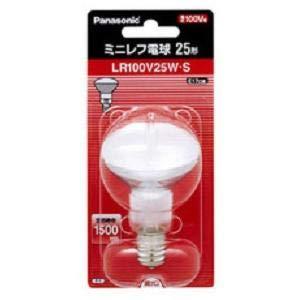 パナソニック ミニレフ電球 ホワイト E17口金 50ミリ径 25形 LR