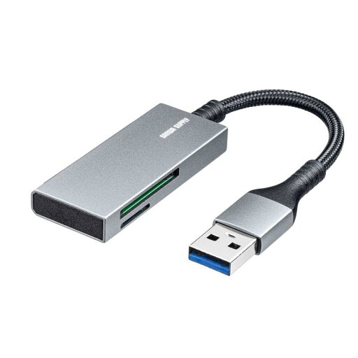 サンワサプライ USB3.2 Gen1 カードリーダー ADR-3MSD2S サンワサプライ USB3.2 Gen1 カードリーダー ADR-3MSD2S