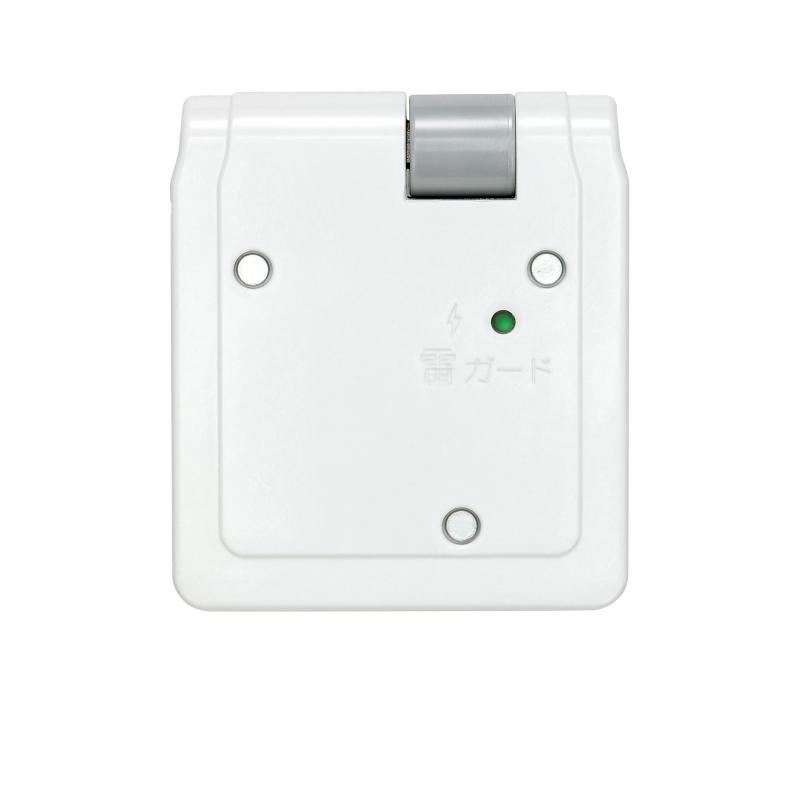 Panasonic - エルパ(ELPA) サージ付タップ コンセント 雷ガード 3個口 耐雷 125V 15A サイドコーナー A-361SB(W)
