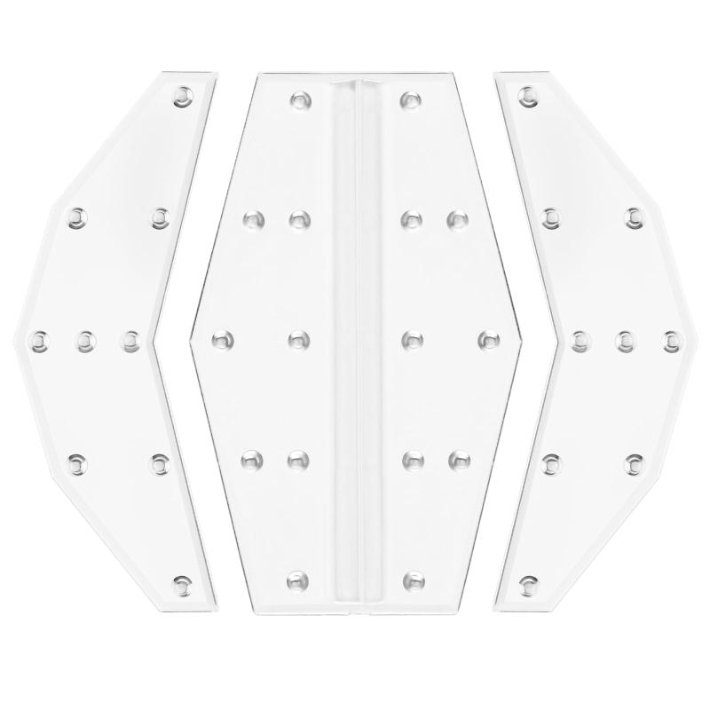 スノーボード デッキパッド セパレートタイプ 大判タイプ 自由な位置調整可能 スノボ デッキパッド 滑り止め機能付き スノーボード 滑り止め
