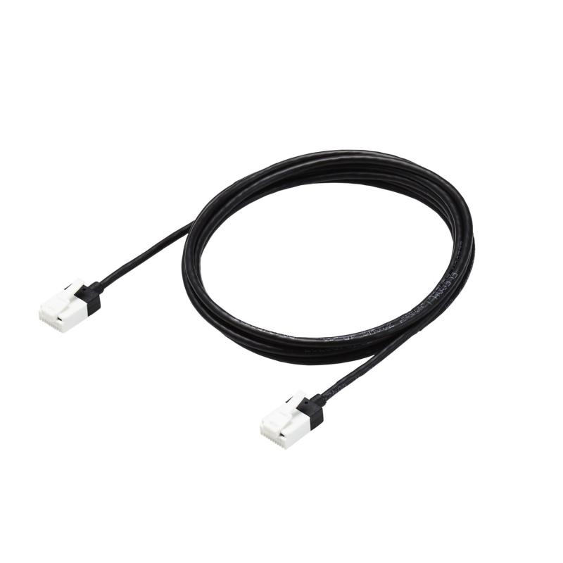 乐天商城 - エレコム LANケーブル CAT6A 2m ツメが折れない スーパースリム ブラック ECLD-GPASSTBK20