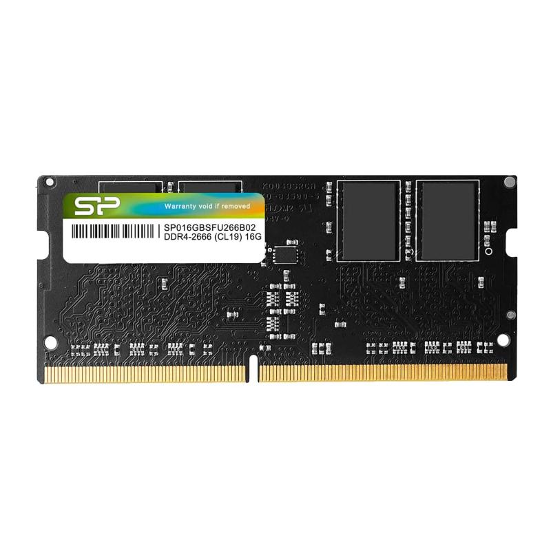 シリコンパワー ノートPC用メモリ DDR4-2666(PC4-21300) 16GB×1枚 260Pin 1.2V CL19 Mac対応 SP016GBSFU266B02
