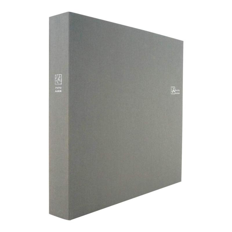 大容量 6面ポケットアルバム ナカバヤシ セラピーカラー L判2列×3段タイプ Lサイズ480枚収納 TCPK-6L-480-CG/EC/クールグレー 写真 収納 フォトアルバム本体寸法（スリップケースケース込）:タテ306×ヨコ304×背...