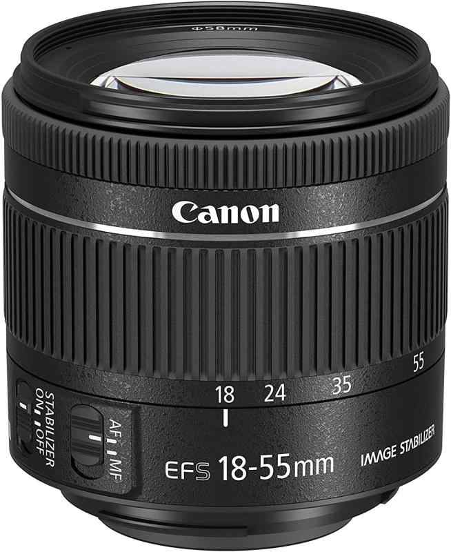 Canon 標準ズームレンズ EF-S18-55mm F4.0-5.6IS STM APS-C対応4549292075199パッケージ重量: 0.255 kg