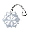 Glimmis グリミス オリエンタルスター ホワイト WH 北欧 リフレクター 反射 キーホルダー 再帰性反射素材(2)