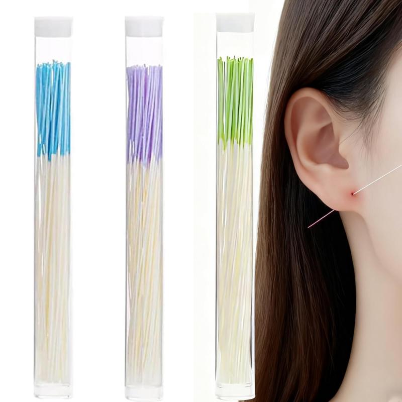 BOJIDO ピアス穴掃除 180個 ピアス 消毒 ピアフロス ピアスホールの掃除用フロス 使い捨てアフター イヤーケアキット イヤーホールアフターケア 掃除 臭気除去 ポータブル 男女兼用