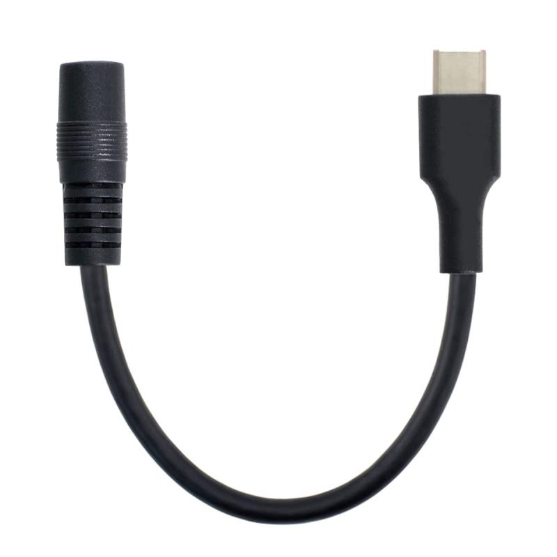 CYケーブルUSB 3.1 C型USB-C回転DC 5 V 5.5*2.5 mm電源ソケット拡張充電ケーブル、携帯電話タブレットに適用このケーブルは直流5 V電源のみに対応しており、内部にPDチップセットはありません。C型DC 9 v/12 v/15/20 vデバイスを充電できません。直流5 v電源対応携帯タブレット、長さ：25 cmこれをDC 5 v電源アダプタと組み合わせて使用すると、壁のコンセントからUSB-Cポートを介して携帯電話を簡単に充電することができます。デバイスの定格電圧と電流を確認してください。そうしないと、携帯電話やノートパソコンが破損します。