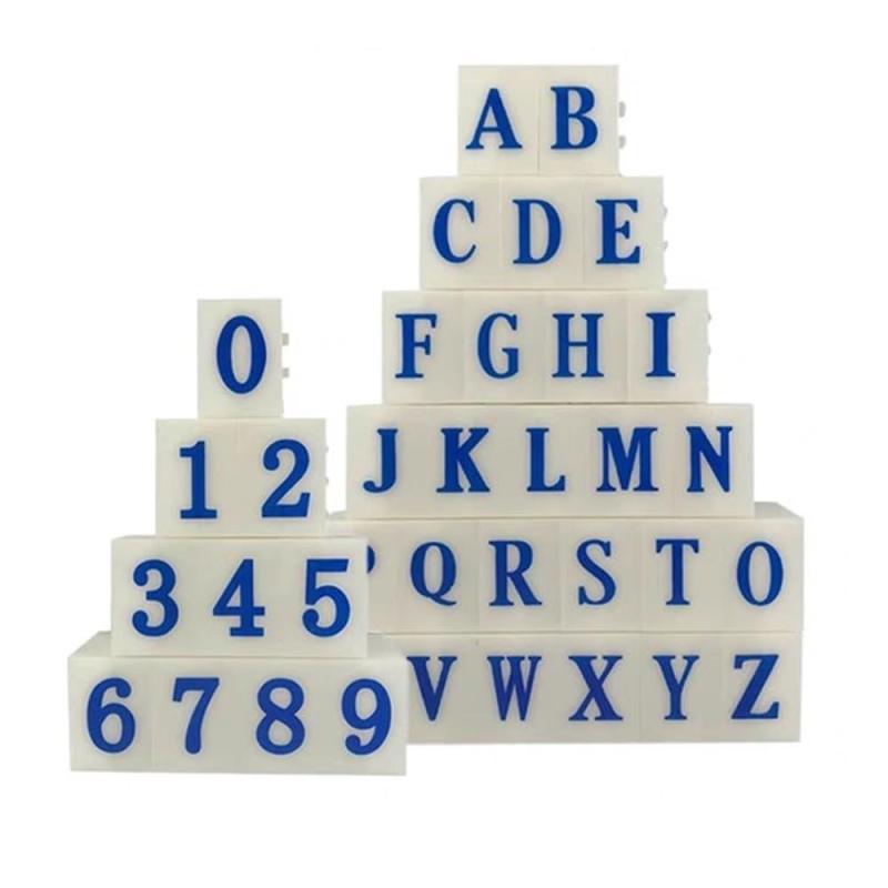 Rakuten - 数字スタンプセット 英語 ブロックスタンプ スタンプ 36個 数字セット 組み合わせセット取り外し可能 手紙 日記 入園 教育用