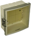 河村電器 プラボックス ABS樹脂製 スモークアクリルドア付 ボデークリーム色 SPN 2020-10T(2)