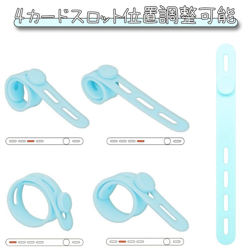 TANGRUl ケーブルバンド コード まとめる バンド シリコンバンド 12本セット 多色 各2本 米白色 グレー 青系 柔らかい 繰り返し使用可能 ケーブル整理 家庭用 オフィス用 旅行用