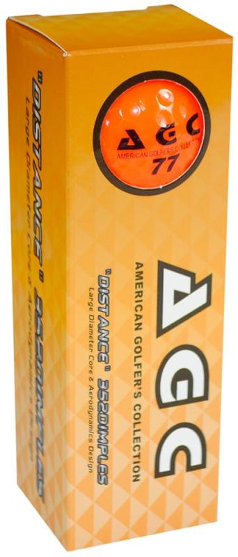 レザックス(LEZAX) AGC ゴルフボール 1ダース(12個入り) オレンジ AGBA-3790