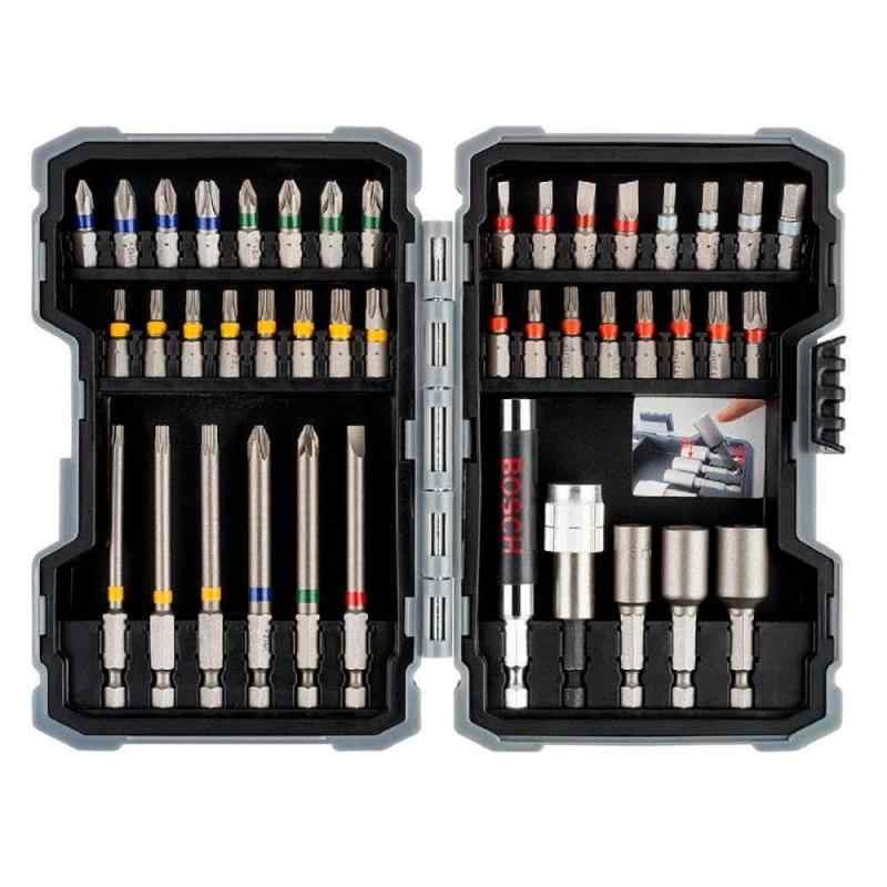 Rakuten - ボッシュ(BOSCH) ドライバービットセット(43本・六角軸6.35mm・9mm溝シャンク・25mm・ケース付) 2607017164