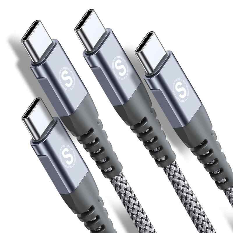 USB Type C ケーブル PD対応 65W急速充電 Sweguard USB-C to USB-C ケーブル タイプc 充電 iPhone 17/16/15 Pro Max,iPad Pro/Air/mini6,MacBoo