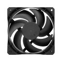 オウルテック ケースファン 120mm 4ピン PWM 500〜2000rpm ブラック OWL-FL1225M-BK