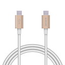 エレコム USBケーブル TypeC to TypeC PowerDelivery対応 【最大3Aで高速充電】準高耐久 USB2.0認証品 1.0m ゴールド 【iPhone 16 シリーズ 対応検証済】 MPA-CCPS10PNGD(2)