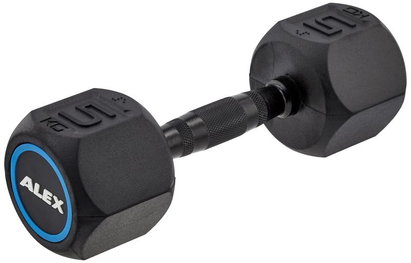 ALEX アレックス ラバーHEXダンベル 5kg