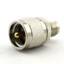 Maxmoral UHFオス-TNCメス PL-259 PL259 コネクタ RF 同軸アダプタ(2)