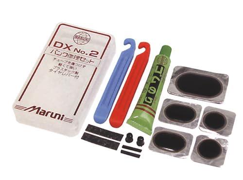 マルニ(Maruni) パンク修理キットNO.2 (パッチ ゴムノリ タイヤレバー サンドペーパー 虫ゴム バルブキ..