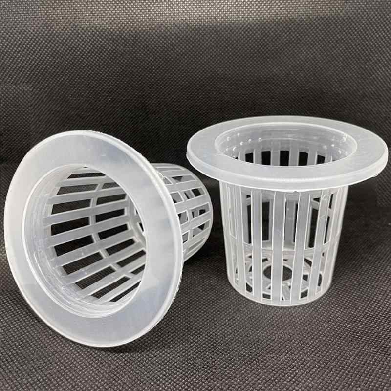 水耕栽培ポット 水耕栽培器 かご鉢 定植かご ネットポット 給水栽培 育苗かご 園芸 ガーデンニング プラスチック 植物栽培 野菜栽培 苗運搬 庭園 運搬便利 環境に優しい プラスチック