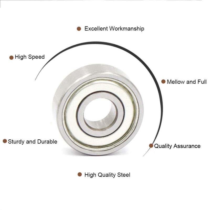 BOROLA 5個入り ベアリング ミニベアリング ボールベアリング 両シール付 内径2mm×外径5mm×幅2.5mm