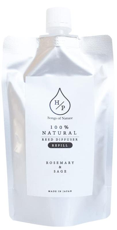 アートラボ(ART LAB) Songs of Nature HPリードディフューザー 詰め替え用 ローズマリー&amp;セージ 180ml ルームフレグランス 芳香剤