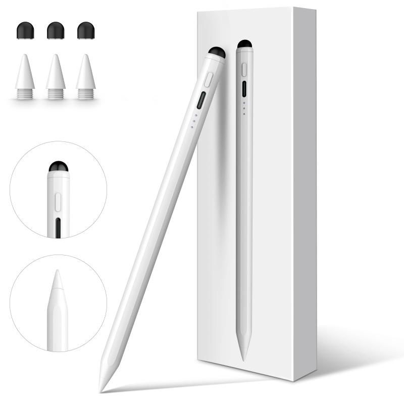 【LED電量表示・15分急速充電】ipadペンシル Mixoo タッチペン Apple Pencil互換 高感度アップルペンシル iPad専用ス…