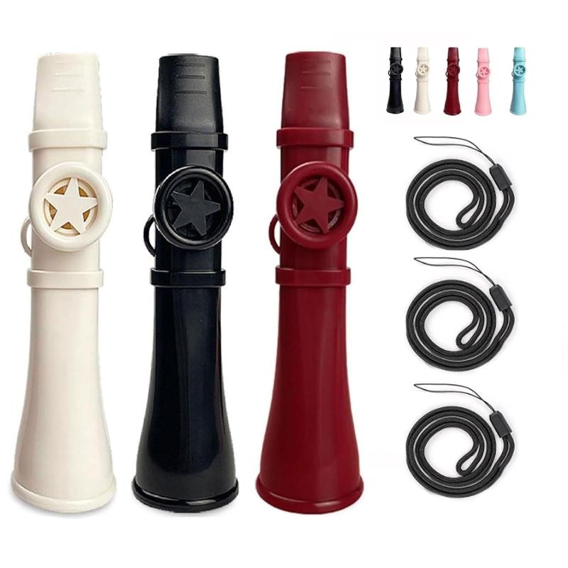 Rakuten - ShuaWdk カズー 楽器 2025年改 良版 Kazoo 【一体成型笛膜・交換不要】洗える 軽量 日本語説明書付 ギター/ピアノ/ウクレレと連携 大人子供兼用 初心者簡単 音楽玩具 (黒、白、赤)