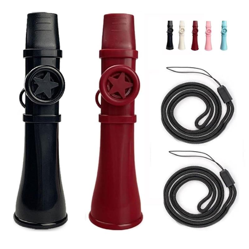 Rakuten - ShuaWdk カズー 楽器 2025年改 良版 Kazoo 【一体成型笛膜・交換不要】洗える 軽量 日本語説明書付 ギター/ピアノ/ウクレレと連携 大人子供兼用 初心者簡単 音楽玩具 (黒と赤)