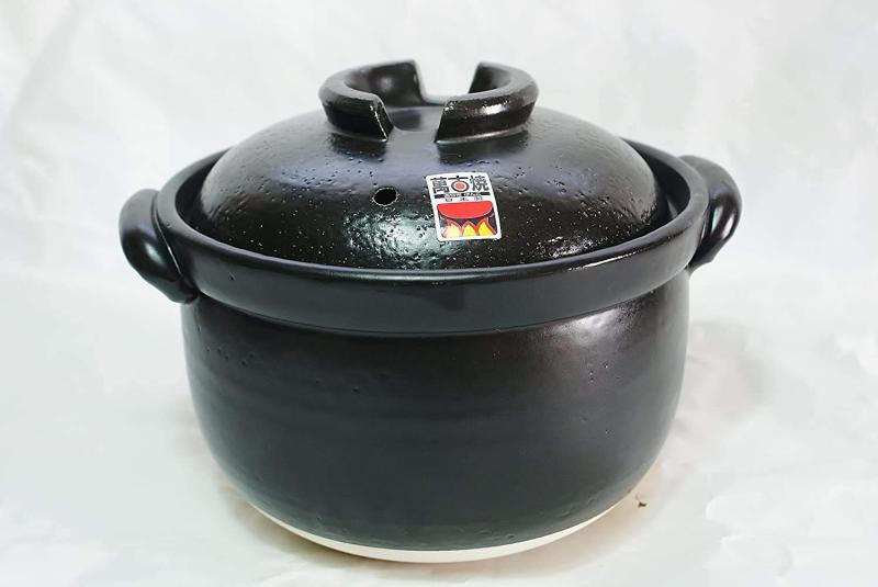 Rakuten - ふっくらご飯鍋 二重蓋 3合炊 萬古焼 ばんこ焼土鍋 陶器 日本製