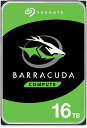 【】 Seagate BarraCuda 3.5インチ 16TB 内蔵 ハードディスク HDD PC 2年 6Gb/s 512MB 7200rpm 正規品 ST16000DM001/EC