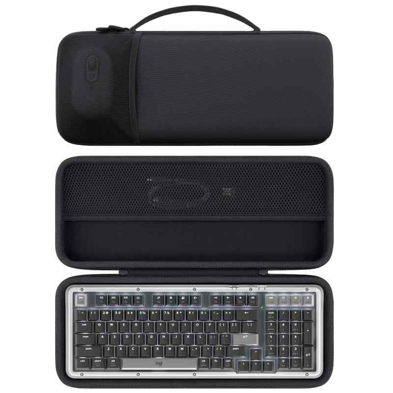 （ケースのみ）ロジクール Logicool Alto Keys K98M/K98MGR ワイヤレス メカニカルキーボード専用収納ケース，ブラック‐co2CREA