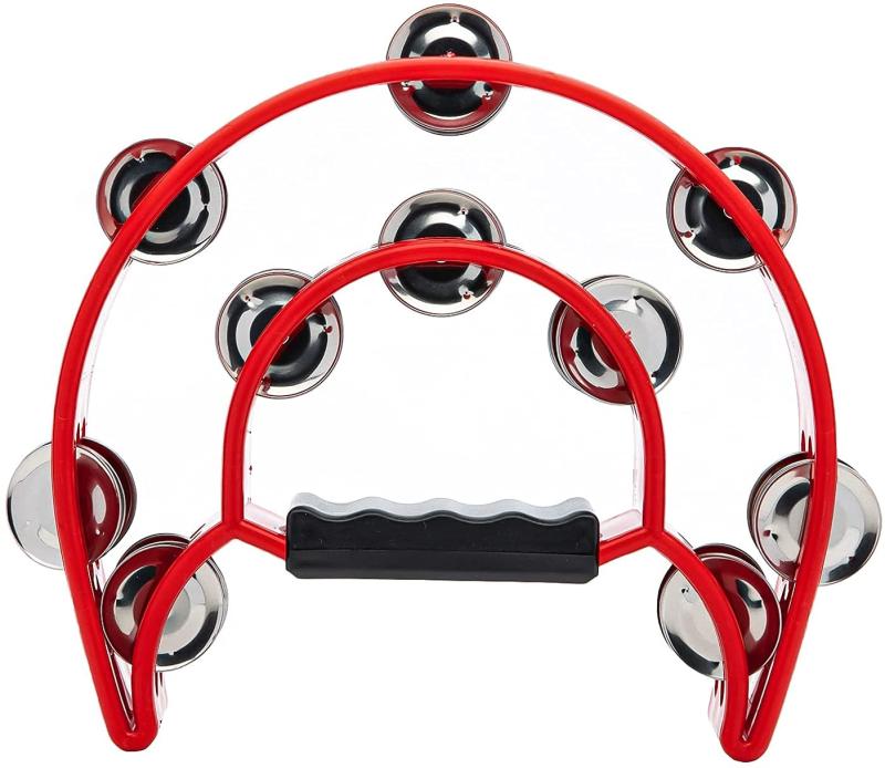 Musfunny タンバリン 楽器 tambourine 2列: 金属製の鐘 手持ちの打楽器2列ジングル搭載のプロ仕様タンバリン: この タンバリン 楽器 プロ仕様 は2列に10ペアのジングルを配置し; クリアで明るい音色を実現; タンブリン の定番として; ワンランク上の響きを求める演奏者に最適な一台ですイージーグリップハーフムーン形状: タンバリン は人間工学に基づいたハーフムーン形状のハンドルを採用; タンバリン 小さい サイズながらしっかり握りやすく; 他の楽器と併用しながらでも快適に演奏できる設計です幅広いシーンで活躍するタンブリン: tambourine for church での賛美歌伴奏から; パーティー、ダンス、コンサート; ライブショーまで幅広く対応; tambourines としてアクティブな雰囲気作りに欠かせない一台です絶妙な職人技と耐久性: 頑丈な構造ながら重すぎない絶妙なバランス; タンバリン 楽器 として長期間の使用にも耐える耐久性を備え; tambourine 初心者からプロまで; 幅広い層に愛用されています誰でも簡単に演奏可能: 音楽の基礎知識やリズム感がなくても; すぐに楽しめる タンブリン おもちゃ としても最適; お子様から大人まで、直感的にリズムを刻める tambourines です