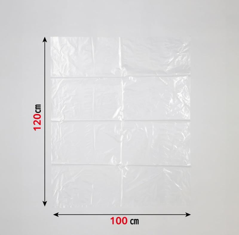ジャパックス 業務用 ポリ袋 120L 厚口 透明 10枚