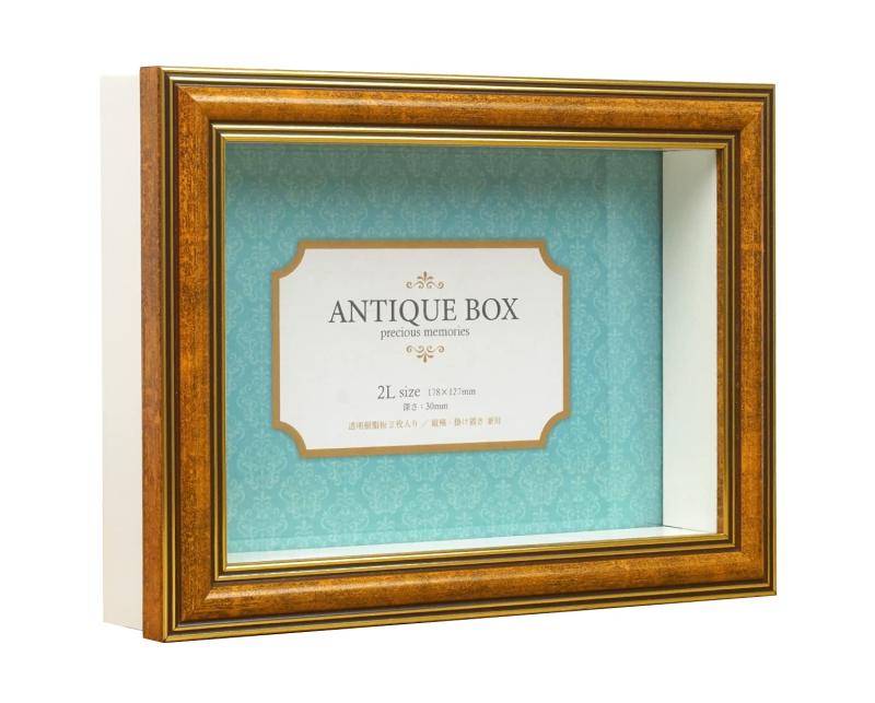 万丈 アンティークBOX 2L キャメル 1001CA 106345