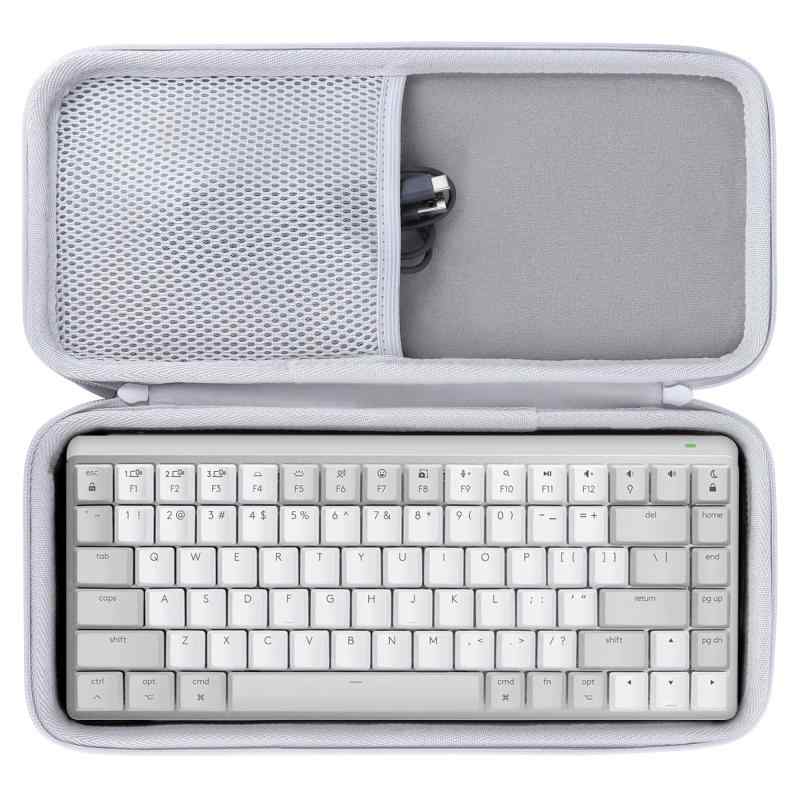 Peyyargo収納ケースと互換性のあるロジクール Logicool MX MECHANICAL MINI ワイヤレス メカニカルパフォーマンス キーボード 【ホワイト ケースのみ】