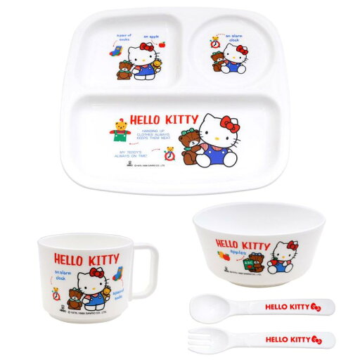 OSK ハローキティ 子供食器セット BG-130 OSK ハローキティ 子供食器セット BG-130