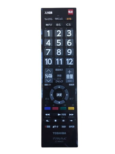 東芝純正パーツ テレビ用リモコン CT-90421 東芝純正パーツ テレビ用リモコン CT-90421