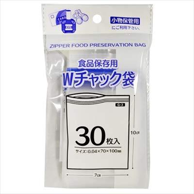 Rakuten - プラテック 食品保存用 Wチャック袋 G-3 (30枚入)