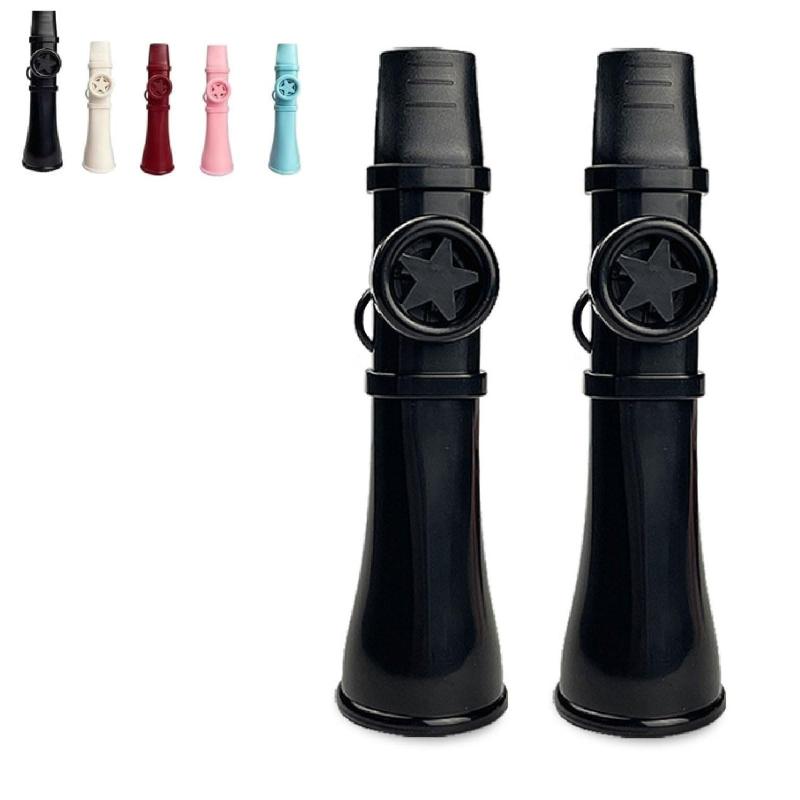 【2025最新改良モデル】カズー 軽量 良い音 Kazoo 初心者 簡単に演奏できる、大人と子供用 日本語説明書付 ストラップ付 持ち運びが簡単 メンブレン不要で洗える、ギター、ピアノ、ウクレレ