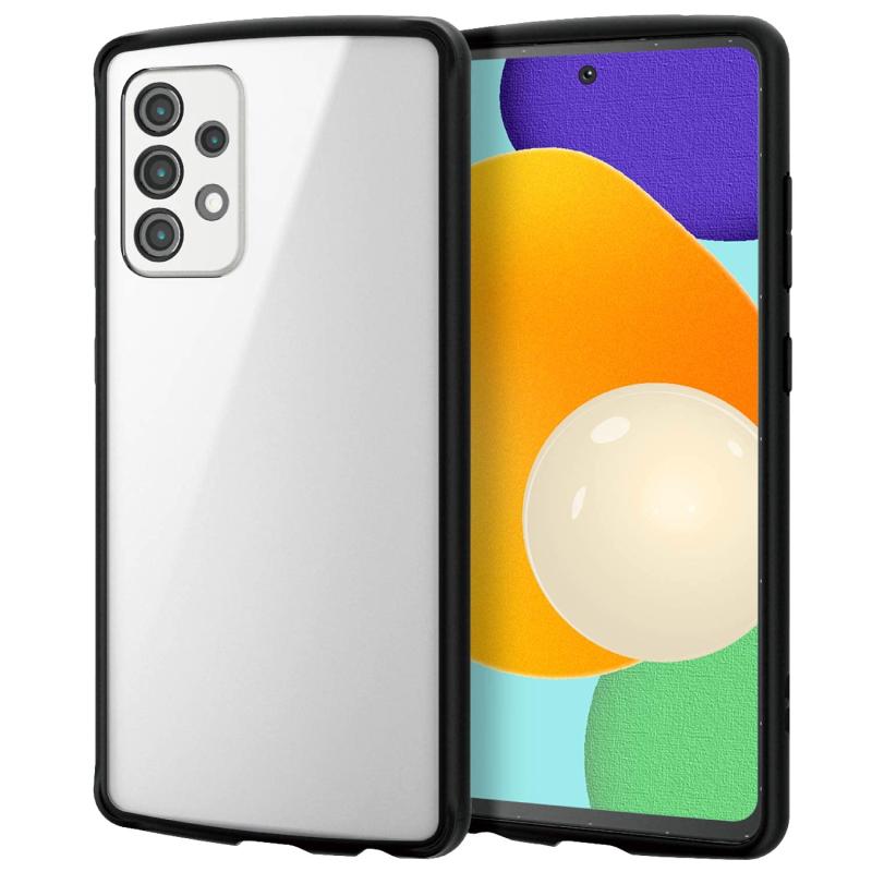 ���쥳�� Galaxy A52 5G �ϥ��֥�åɥ����� TOUGH SLIM LITE �ե졼�५�顼 �֥�å� PM-G214TSLFCBK