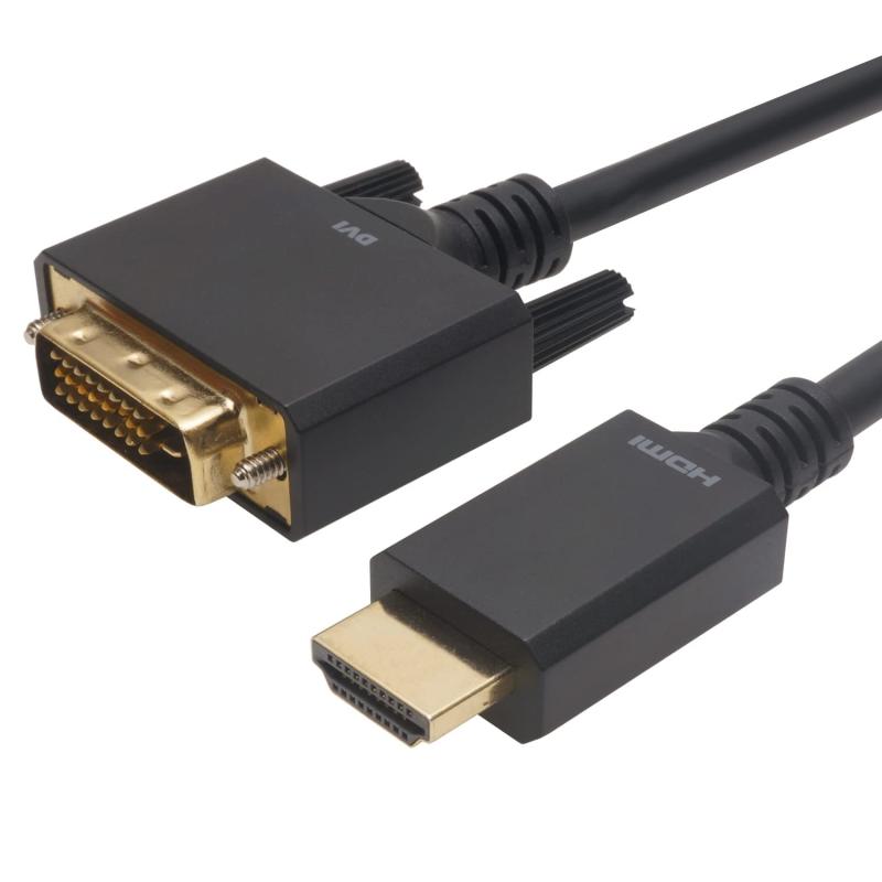 ホーリック HDMI-DVI変換ケーブル 1m HADV10-701BB
