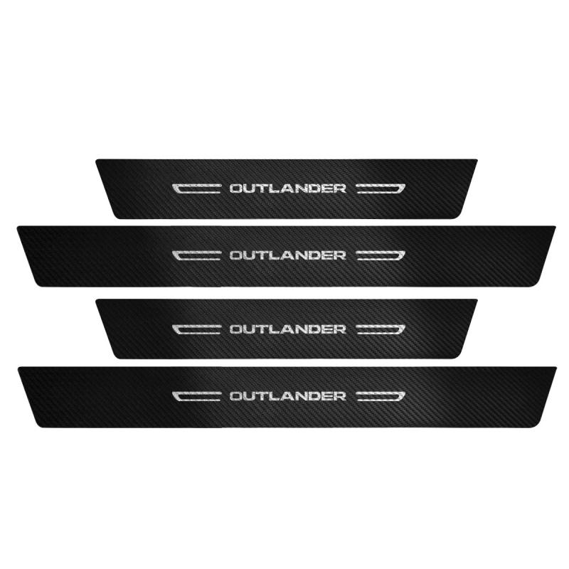 Rakuten - 【 JuYuna 】アウトランダー専用 スカッフプレート OUTLANDER PHEV GN0W GN系 2021年12月~現行 スカッフプレート 専用 サイドステップガード 保護ステッカー サイドステップガーニッシュ 金箔ホット