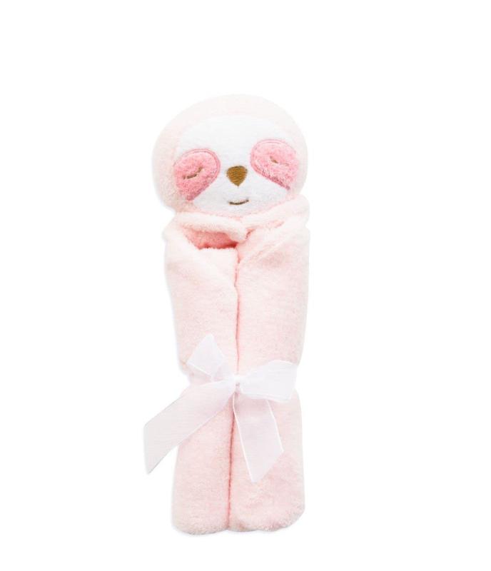 Other - Angel Dear (エンジェルディア) ブランキー ブランケット Blankie なまけもの (スロース) ピンク ぬいぐるみ ミニ毛布 動物のお友達 (1168 PINK SLOTH) 日本正規品