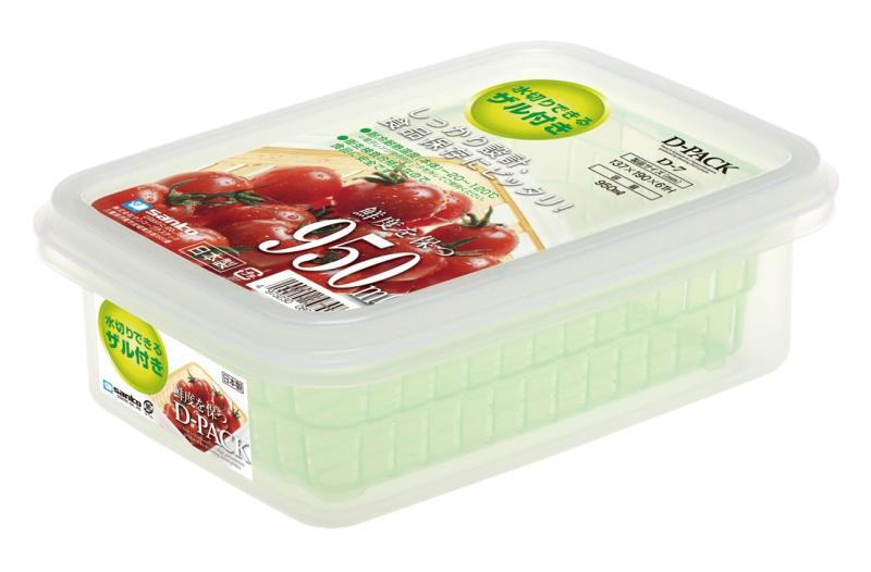 樂天商城 - サンコープラスチック(SankoPlastic) ザル付Dパック グリーン D-7 AZL8601