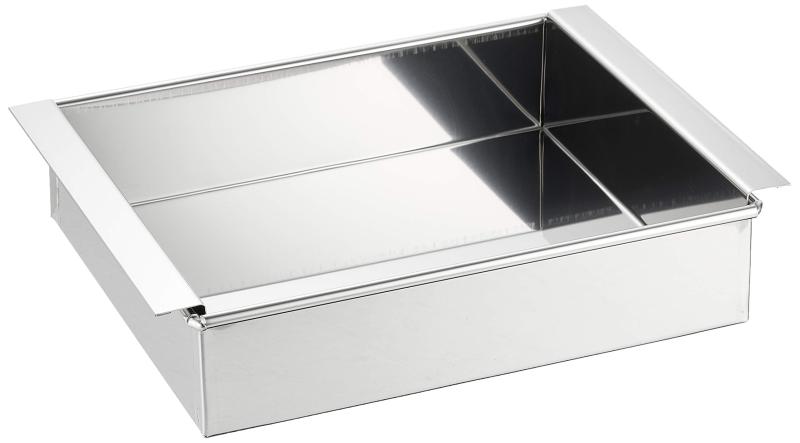 遠藤商事 TKG 卵豆腐寒天ゼリー型 長方形 ステンレスで錆びにくく衛生的 羊羹などの流し型 卵豆腐型 間口×奥行×高さ(mm)15×18×42 業務用 ATM08015