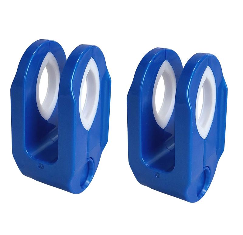 ニシダ 物干し竿ストッパー ブルー 4.5×8.4×4cm