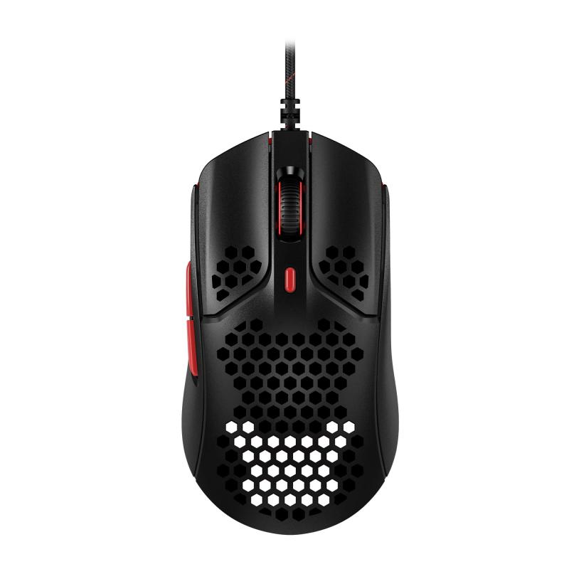 ハイパーエックス(HyperX) HyperX Pulsefire Hasteゲーミングマウス ゲーマー向け 超軽量六角シェルデザイン 59グラム ブラック 2年 4P5E3AA