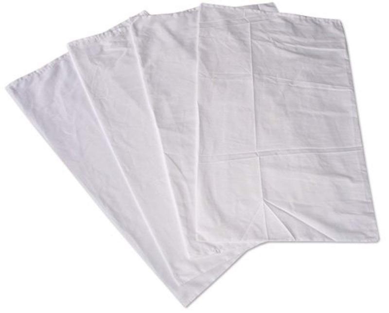 Rakuten - 三露産業株式会社 【4枚組】業務用ピローケース 枕カバー 綿100% 白 (50cm×90cm)