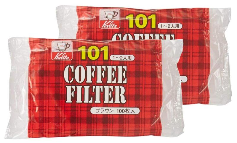 カリタ Kalita うまみを引き出す コーヒー ペーパー フィルター 台形 1~2人用 NK101濾紙 100枚入り×2個..